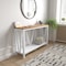 Flash Furniture 52 W, 14 L, 32 H, Engineered Wood, Brushed White Wash/Warm Oak ZG-034-WH-WOAK-GG - alternate 1